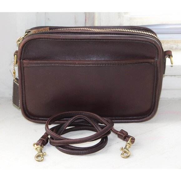 Coach Vintage - Carnival Bag 9925 in Mahogany, USA 1996 - Long Strap, CUTE - Picture 1 of 13
